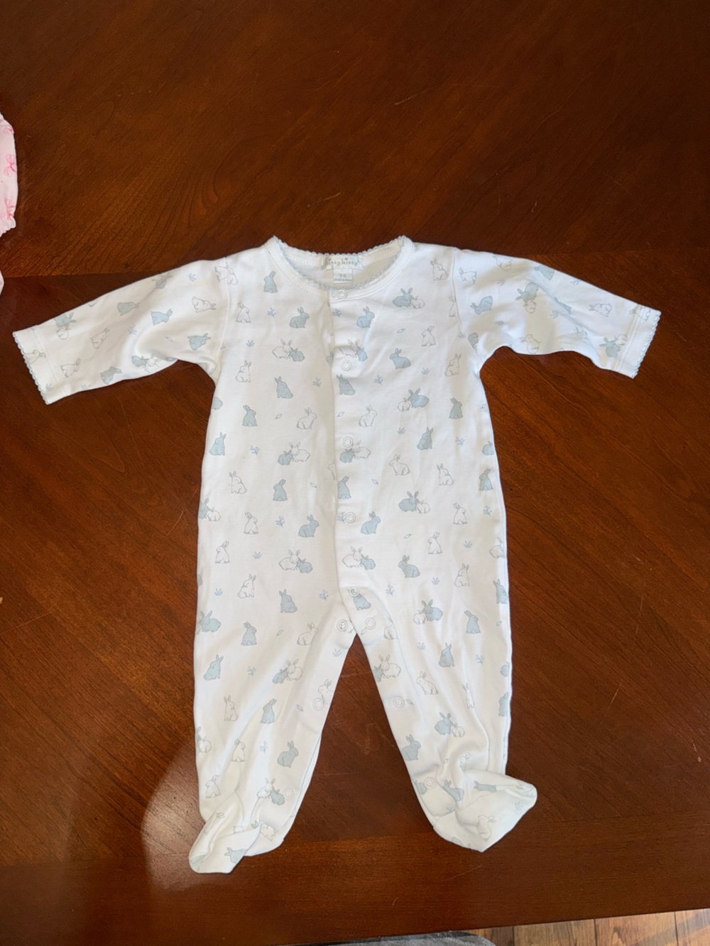 Kissy Kissy White Footed Sleep Sack with Light Blue Animal Motif